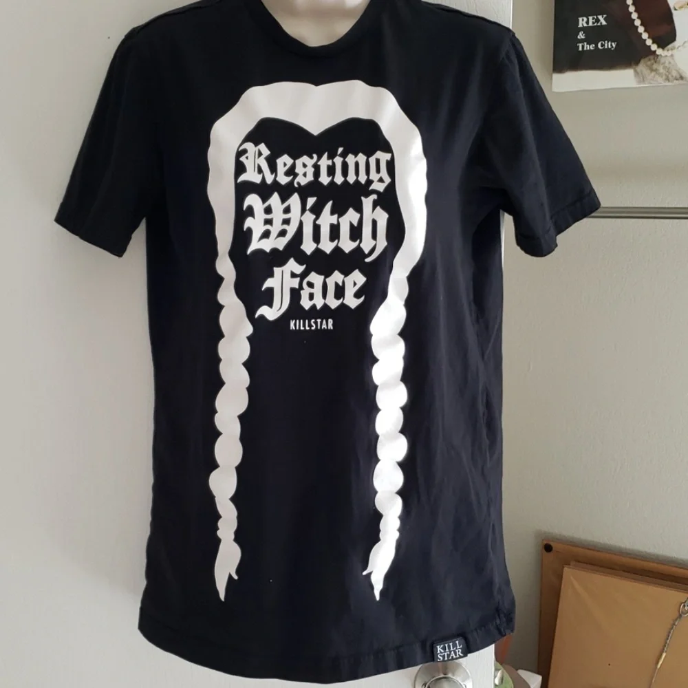 Killstar Resting Witch Face Shirt Size S
